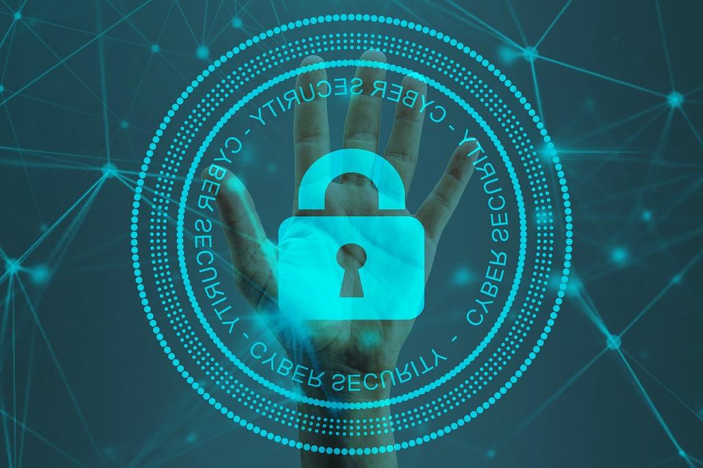 Abstract digital network connection background