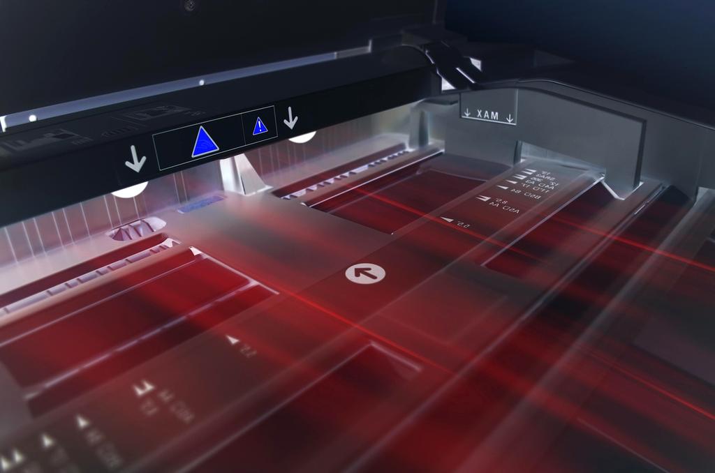 Retinal biometric scan visualization